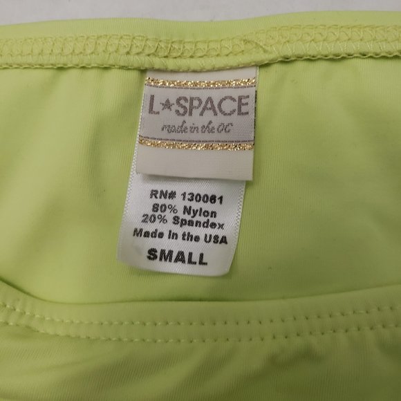 l*space L * Space Swim Swimsuit Fringe Audrey Halter & Bikini Set S - Picture 3 of 9